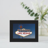 Las Vegas Destination Wedding Save the Dates Annou Aankondigingskaart (Staand voorkant)