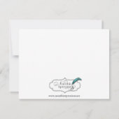 Las Vegas Destination Wedding Verloving Kaart (Achterkant)