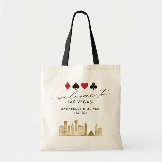 Las Vegas Destination Wedding Welcome Tote Bag (Voorkant)