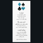 Las Vegas Destiny Blue Glitter Bruiloft Menu<br><div class="desc">Perfect voor een glitzy nacht van Las Vegas romance,  turquoise blauw glitter diner menu's zal uw receptie glanzen. Vergeet niet om genoeg te bestellen voor elke plaats instelling!</div>
