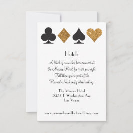 Las Vegas Destiny Gold Glitter Information Kaart