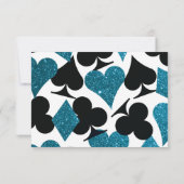 Las Vegas Destiny Malibu Blauwe Glitter Informatie Kaart (Achterkant)