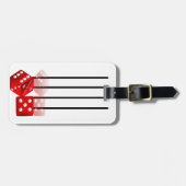 Las Vegas Dice Bagagelabel (Voorkant horizontaal)