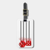 Las Vegas Dice Bagagelabel (Voorkant verticaal)