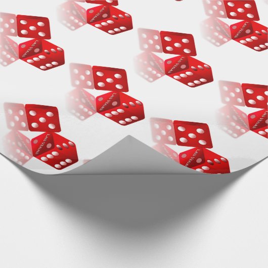 Las Vegas Dice Cadeaupapier (Hoek)