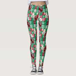 Las Vegas Dice Casino of Board Game Leggings