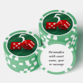 Las Vegas Dice Craps Tafel Poker Chips (Opstapeling)