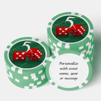 Las Vegas Dice Craps Tafel Poker Chips
