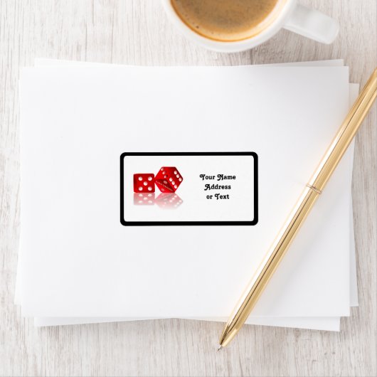 Las Vegas Dice Etiket (Insitu)