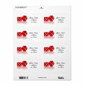 Las Vegas Dice Etiket (Full Sheet)