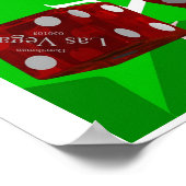 Las Vegas Dice I (afdruk) Poster (Hoek)