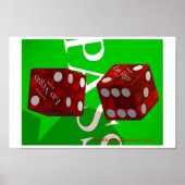 Las Vegas Dice I (afdruk) Poster (Voorkant)