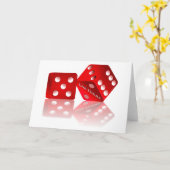 Las Vegas Dice Kaart (Gele Bloem)