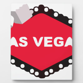 Las Vegas Dice Lights Gambling Casinos Win Lose Fotoplaat