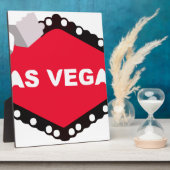 Las Vegas Dice Lights Gambling Casinos Win Lose Fotoplaat (Zijkant)