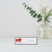 Las Vegas Dice Mini Visitekaartje (Staand voorkant)