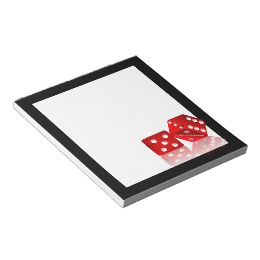 Las Vegas Dice Notitieblok (Schuin)