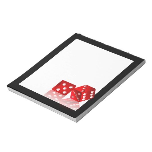 Las Vegas Dice Notitieblok (Linkerzijde)