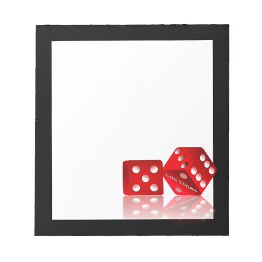 Las Vegas Dice Notitieblok (Voorkant)