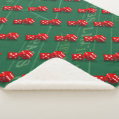 Las Vegas Dice op Craps Table Sherpa Deken (3/4)