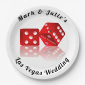 Las Vegas Dice Papieren Bordje (Voorkant)