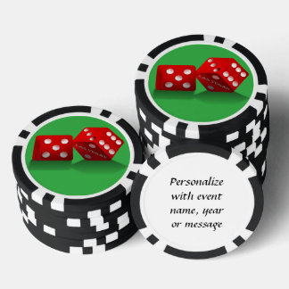 Las Vegas Dice Poker Chips