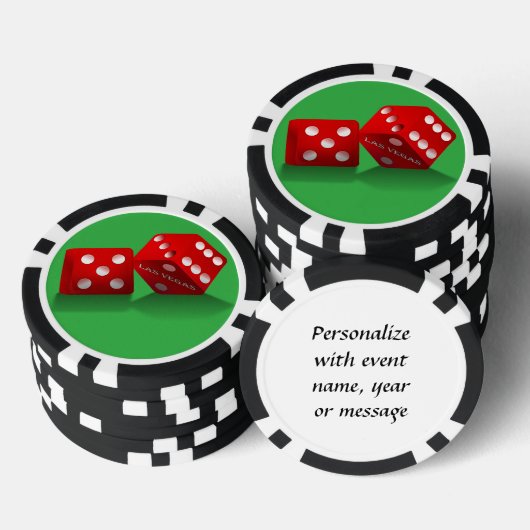 Las Vegas Dice Poker Chips