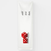 Las Vegas Dice Spandoek (Verticaal)