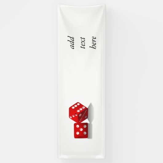 Las Vegas Dice Spandoek (Verticaal)