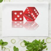 Las Vegas Dice Theedoek (Gevouwen)