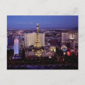 Las Vegas door Night 3 Briefkaart (Voorkant)