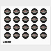 Las Vegas Drive voorzichtig Sticker (Vel)