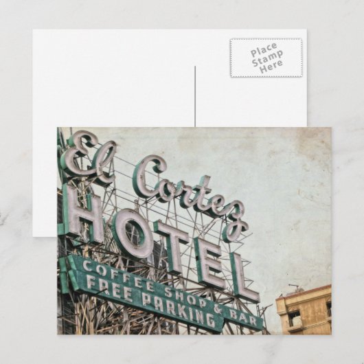 Las Vegas El Cortez Briefkaart (Voorkant / Achterkant)