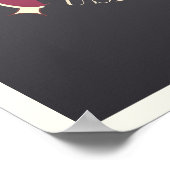 Las Vegas elegante zwarte partij Poster (Hoek)