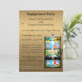 Las Vegas Engagement Party   Kaart (Staand voorkant)