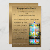 Las Vegas Engagement Party   Kaart (Voorkant / Achterkant)