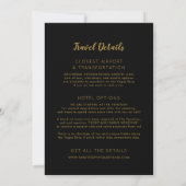 Las Vegas Fabulous Destination Wedding Invitation Kaart (Achterkant)