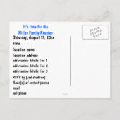 Las Vegas Family Reunion Uitnodiging (Achterkant)