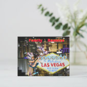 Las Vegas Family Reunion Uitnodiging (Staand voorkant)