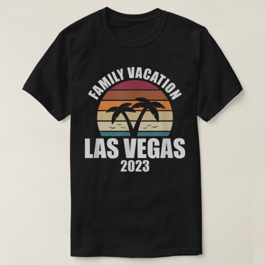 Las Vegas Family Vacation 2023 Summer Matching Hol T-shirt (Design voorkant)