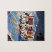 Las Vegas Family Vacation 3D Trip Souvenir Jigs Legpuzzel (Horizontaal)