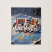Las Vegas Family Vacation 3D Trip Souvenir Jigs Legpuzzel (Verticaal)