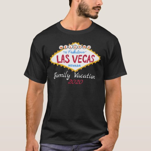 Las Vegas Family Vacation Matching Group Outfit T-shirt (Voorkant)