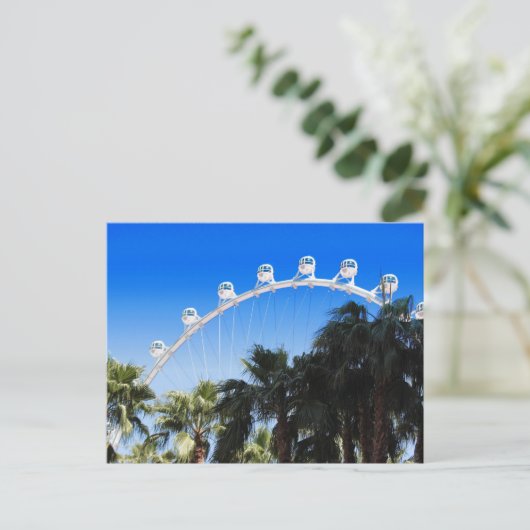 Las Vegas Ferris Wheel 2 Briefkaart (Staand voorkant)