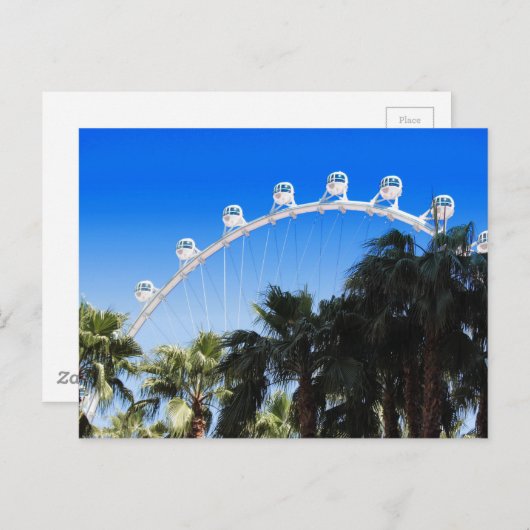 Las Vegas Ferris Wheel 2 Briefkaart (Voorkant / Achterkant)