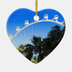 Las Vegas Ferris Wheel 2 Keramisch Ornament
