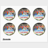 Las Vegas Final Fling Bride to Be Ronde Sticker (Vel)