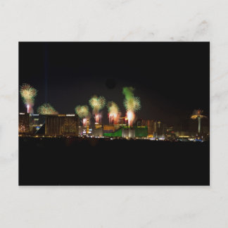 Las Vegas Fireworks Briefkaart