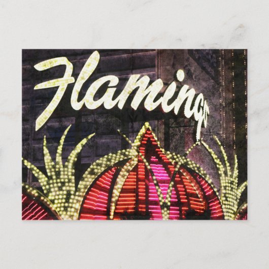 Las Vegas Flamingo Briefkaart (Voorkant)