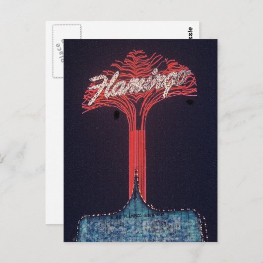 Las Vegas Flamingo Hotel Briefkaart (Voorkant / Achterkant)